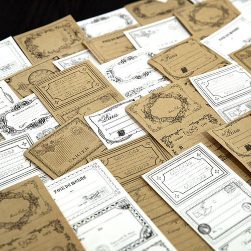 P93】コラージュ 素材 紙ものセット 海外 シート メモ帳 ミニメモ