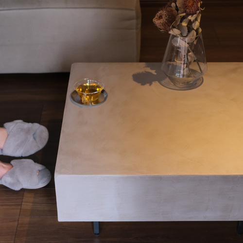 ブロックセンターテーブル/モールテックス ローテーブル・リビング