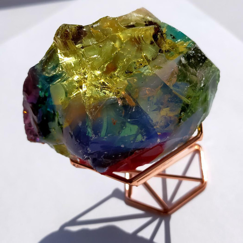 レア アンダラクリスタル 195.5g マルチカラー ＜ 要事前コメント