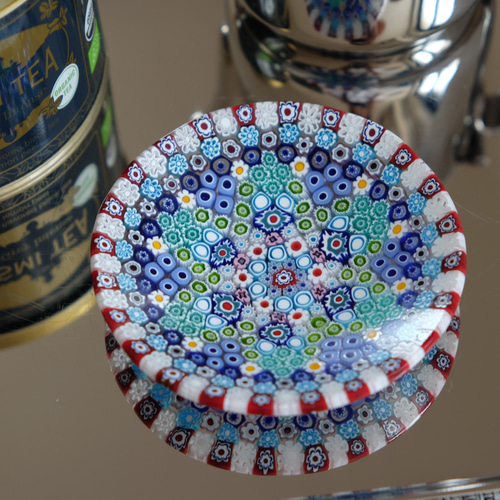 ベネチアンガラス ヴェネチアンガラス ミルフィオリ お皿 プレート