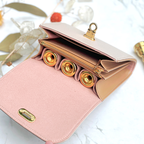 ベージュ】トランペット マウスピースポーチ 本革 レザー【受注生産