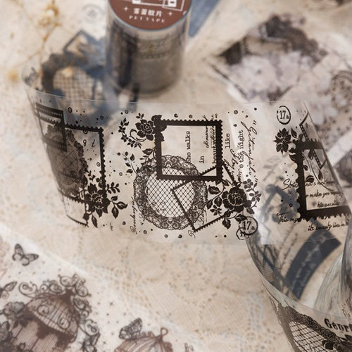 8232】海外 マステ 5m巻売り 貝殻光マスキングテープ 星月 8232】海外