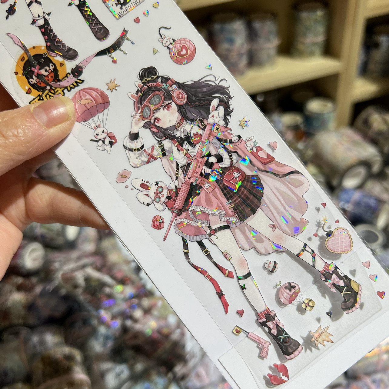 巻売 552☆ 海外 マスキングテープ マステ PET 装飾 人物 贝壳光 巻売 552