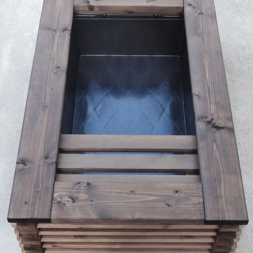 ビオトープ 25L トロ舟＆木枠セット（棚付き） メダカ＆金魚用 ハウス