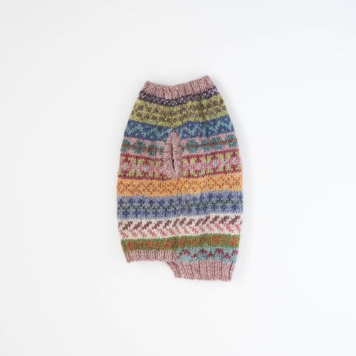 犬服 ニット セーター 手編みオーダー ウール100%