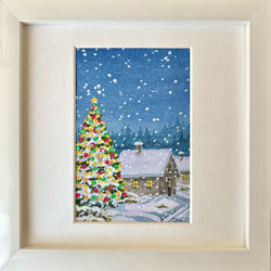 透明水彩画 原画 「カキツバタの咲く水辺」額縁付 F6サイズ 風景画