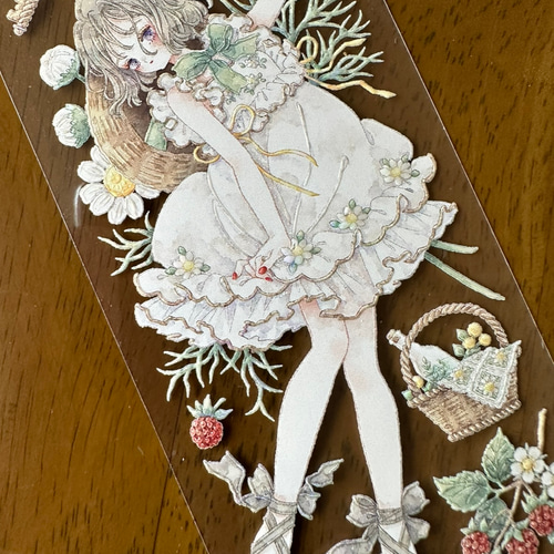 ❌即購入不可❌ Shine 暮春 贝壳光 海外マスキングテープ 切り売り