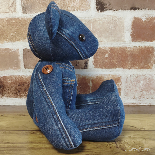 バギーズジーンズベア nao's デニムを履いたくまのぬいぐるみ レトロ