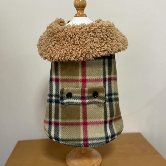 アイリッシュリネンの黒ちょうちょハンドメイド犬服