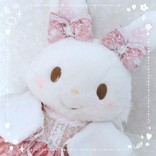 ウィッシュミーメルメルメルドール ピンクベロアwinterコスチューム