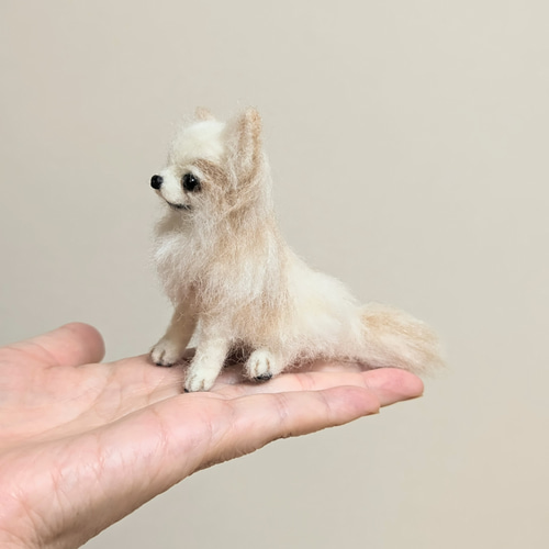 チワワちゃん参考用✩︎羊毛フェルト 受注制作】羊毛フェルト｜チワワ
