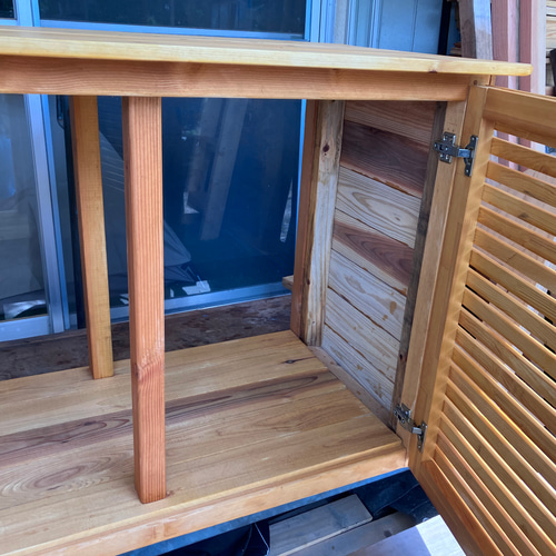 水槽台 オーダー受注 棚・シェルフ・ラック 家具製作工房「KAZOKU BASE