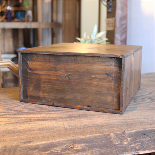 古材 木箱 ふた付き お椀入れ 収納ボックス 木製 小物収納 おしゃれ