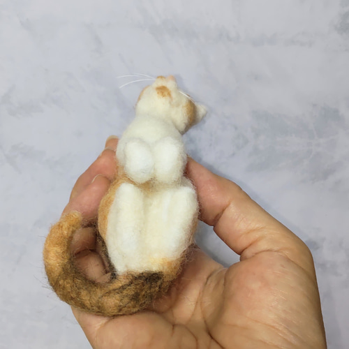 羊毛フェルト【inuinu様用ページ】三毛猫ちゃん クリスマスセット 12点