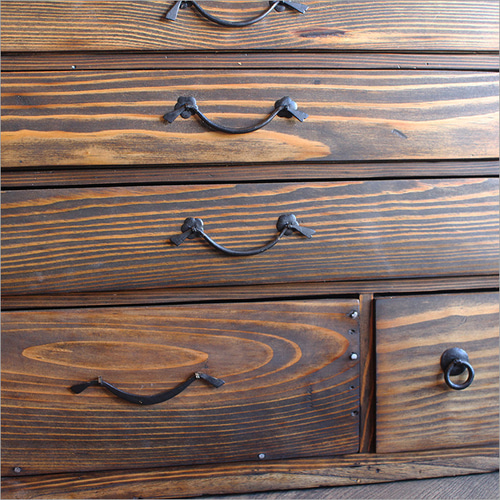 小引き出し アンティーク 木製 おしゃれ 4段 小物収納 卓上 木箱 無垢