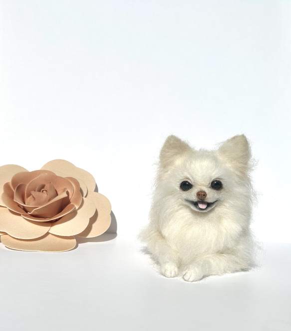 羊毛フェルト にこにこチワワちゃんno.20 - メルカリ 羊毛フェルト