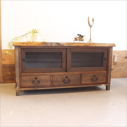 和モダン 和箪笥 テレビ台 テレビボード レトロ ローチェスト