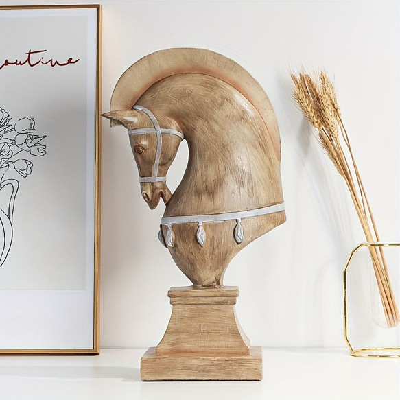 木製馬絵装飾品 楽天市場】カラフルホース 色鮮やかなウマの置物