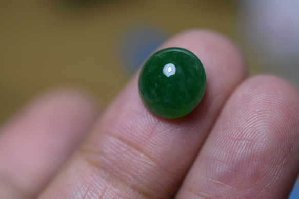 RS5-94 上品 宝石質 深緑 ミャンマー産天然 A貨 本翡翠 ルース 裸石