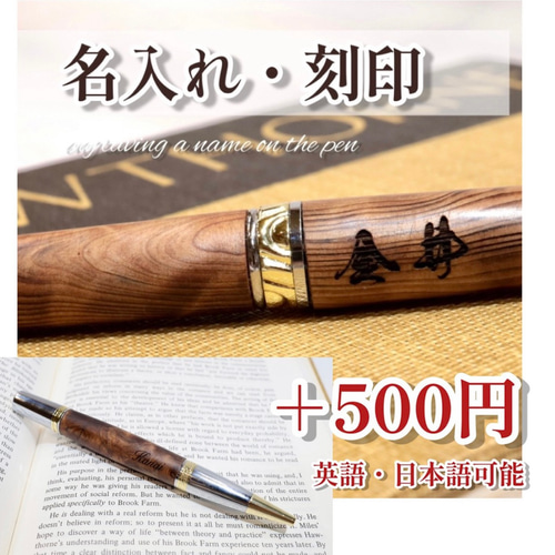 生命の樹・世界一重い木】リグナムバイタのボールペン CNZ1-1 木材・板