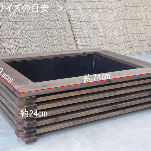 ビオトープ 40L トロ舟＆木枠セット メダカ＆金魚飼育用 クッション