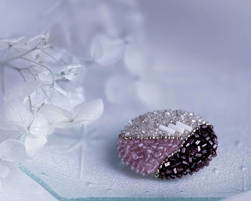 ☆翡翠？ 赤珊瑚？ vintage ブローチ/ネックレストップ ビンテージ