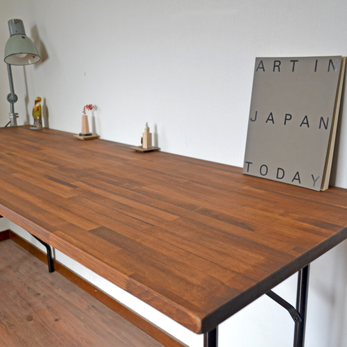 Antique Folding table 175 Ver.02 walnut color 机・デスク Franck