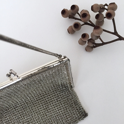 SALE ! アンティークのメタルメッシュバック オペラバック 西ドイツ