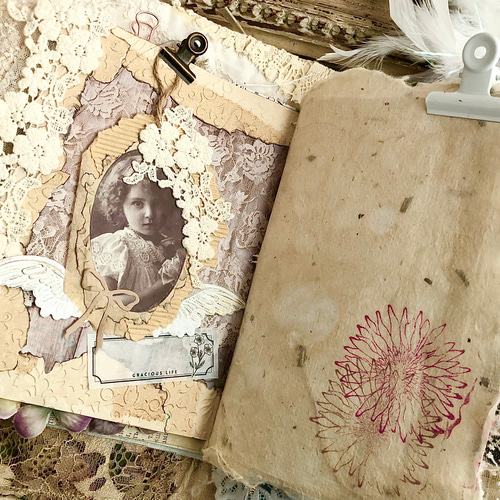 ジャンクジャーナル レースサンプル帳 アンティーク 【公式通販】