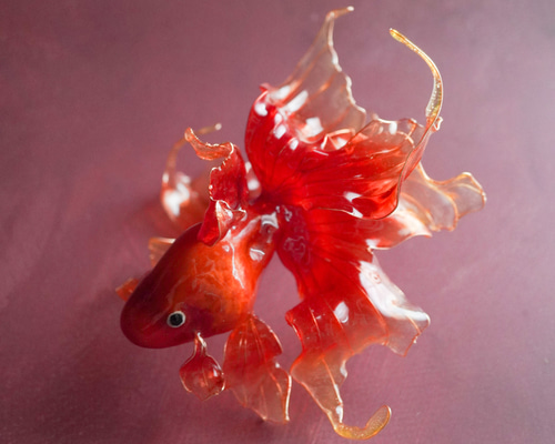 2.5Dの立体的な金魚オブジェ 2.5Dの立体的な金魚オブジェ