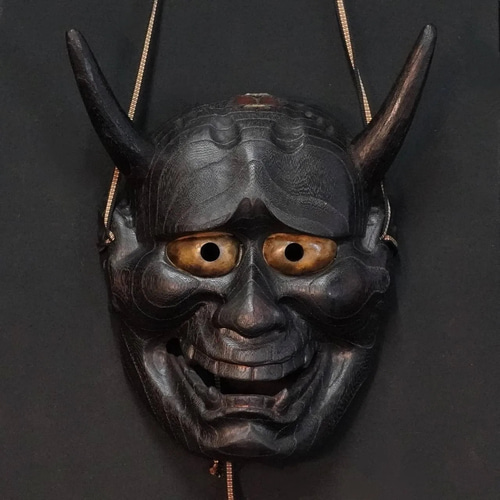 黒般若 能面 般若 彫刻 森 和輝 通販 17244038｜Creema(クリーマ