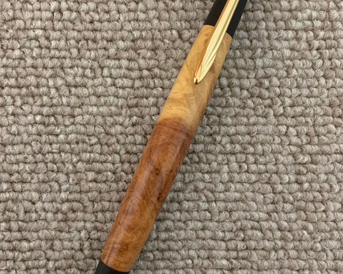 花梨瘤紅白 ボールペンorシャープペンシル 木軸 ペン・筆記用具