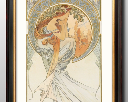2230□アートポスター 絵画 A3サイズ『アルフォンス・ミュシャ