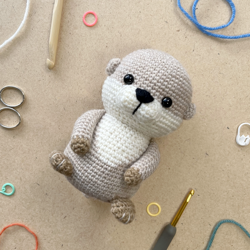 カワウソあみぐるみ