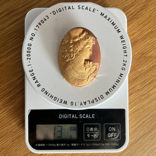 カメオ Cameo アンティーク ヴィンテージ 2WAY ブローチ&ペンダント