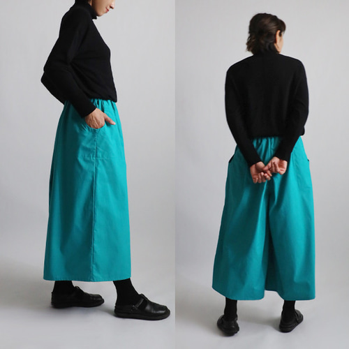 ラスト1 最終SALE 85cm 股下タック入袴パンツ ワイド幅広