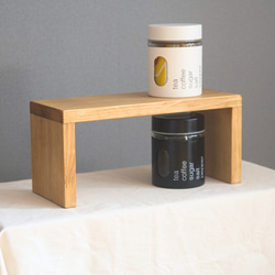 コの字ラック【キッチン収納/オープンシェルフ/木製】 棚・シェルフ