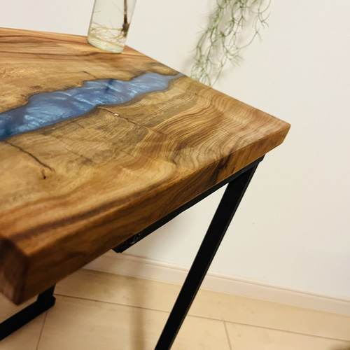 レジンテーブル リバーテーブル サイドテーブル ソファテーブル