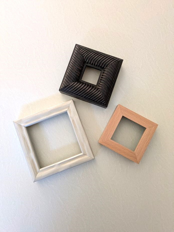 ①ミニ額縁3点セット（フレームのみ） その他アート nomizu.gagu 通販