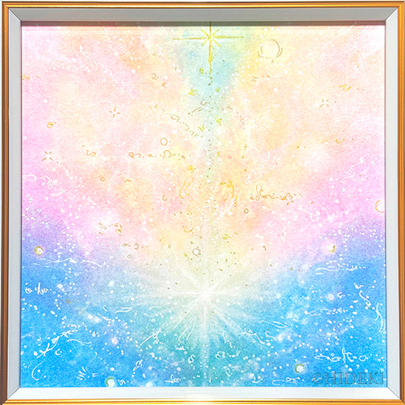 抽象画『未来に導く』 パステルアート原画 絵画 HIDEKI 通販 18758994