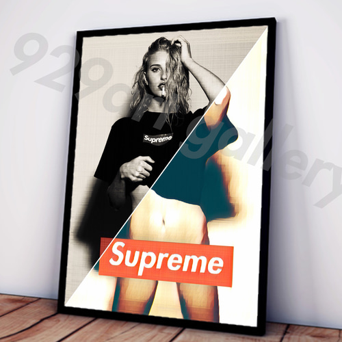 SUPREME type☆オマージュアートインテリアポスター＃27☆シュプリーム