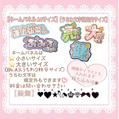 popomaru様 団扇 団扇文字 うちわ うちわ文字 文字パネル オーダー