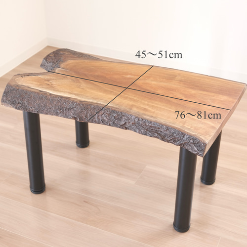 桜のテーブル / ローテーブル / サイドテーブル / table / 一枚板