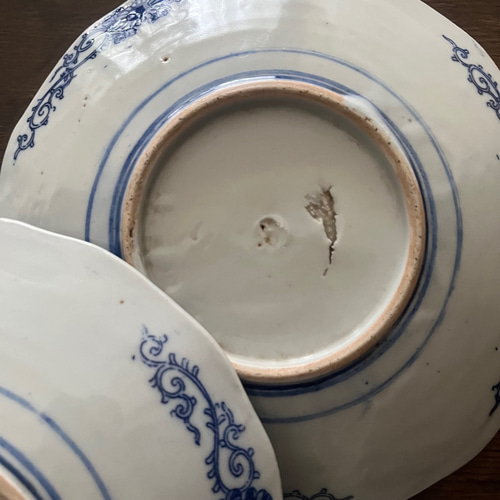 伊万里印判獅子7寸皿5枚組 大皿 antique art nozomi 通販 18214609