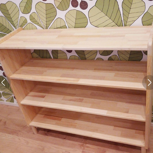 C 絵本棚 木製棚 ✨ リビングボード 本棚 ハンドメイド モンテッソーリ