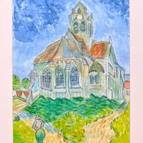 KYNE 3 ガシュ水彩画