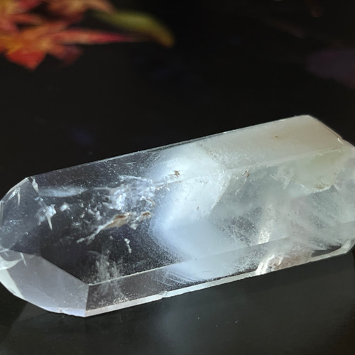 龍脈水晶✨ レインボー ホワイトファントム 千層水晶 ポイント