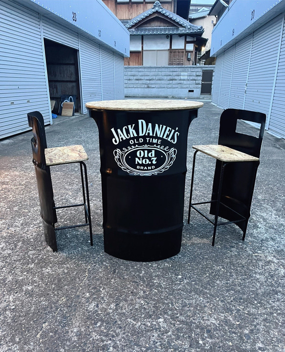 ドラム缶テーブル&チェア 机・デスク SEA FLOWER 通販 19400949