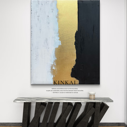 インテリア/和風/禅/絵画/アート/抽象画/モダン/ホテル/ゴールド/波