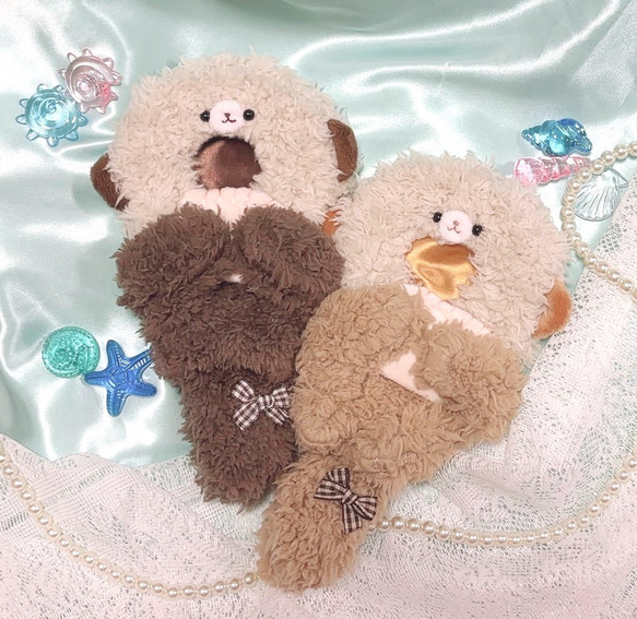 ぬいぐるみ用 着ぐるみ ぬい服 ラッコ ぬいぐるみ aki 通販 19717317